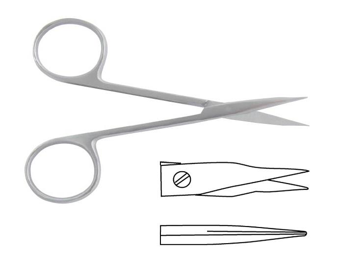 STEVENS Ножиці для сухожиль; прямі; гострий/гострий; 10,5см. Tontarra Medizintechnik GmbH